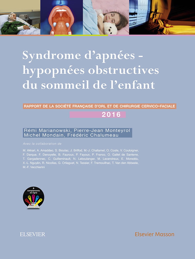 Syndrome D Apn Es Hypopn Es Obstructives Du Sommeil De L Enfant E Book