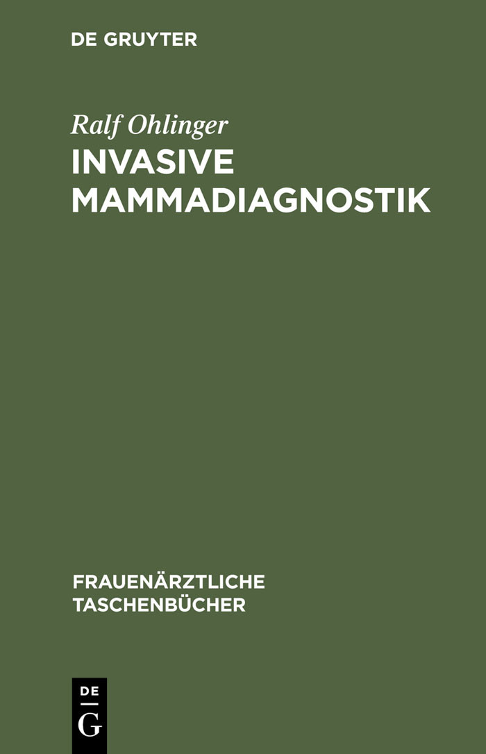 Cover Invasive Mammadiagnostik
