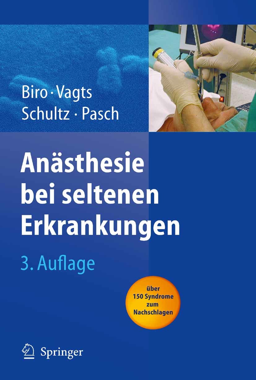 Cover Anästhesie bei seltenen Erkrankungen