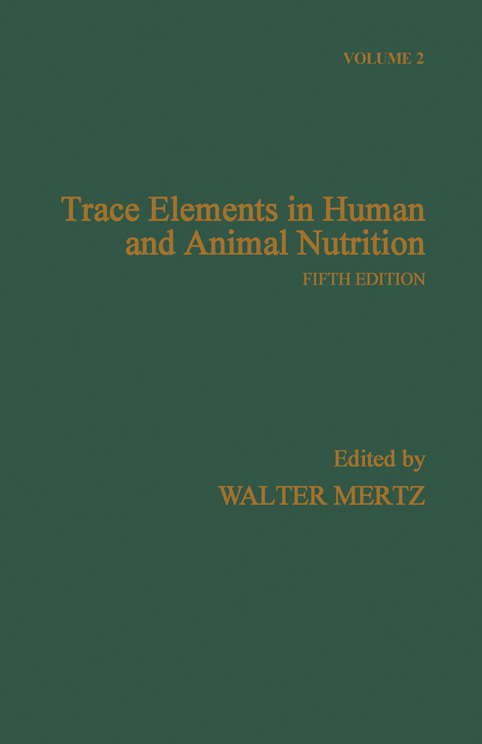 Cover Trace Elements in Human and Animal Nutrition