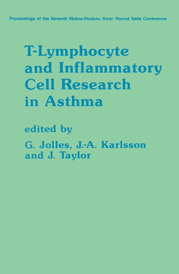 Cover T-Lymphocyte and Inflammatory Cell Research in Asthma