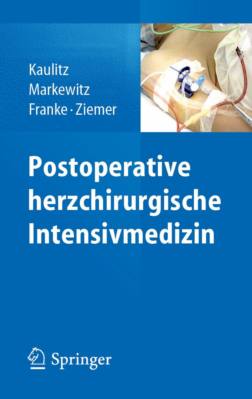 Cover Postoperative herzchirurgische Intensivmedizin