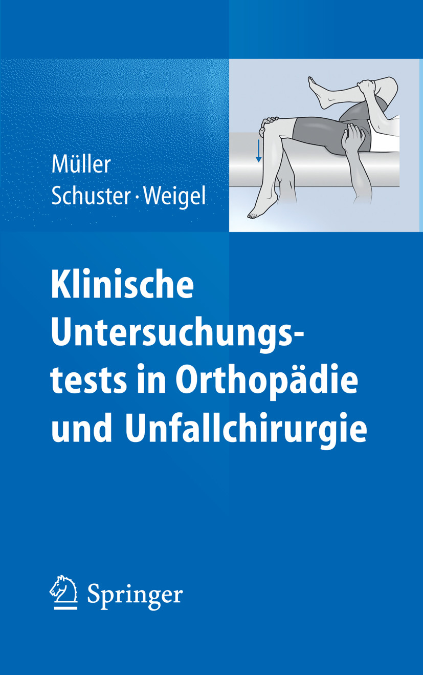 Cover Klinische Untersuchungstests in Orthopädie und Unfallchirurgie