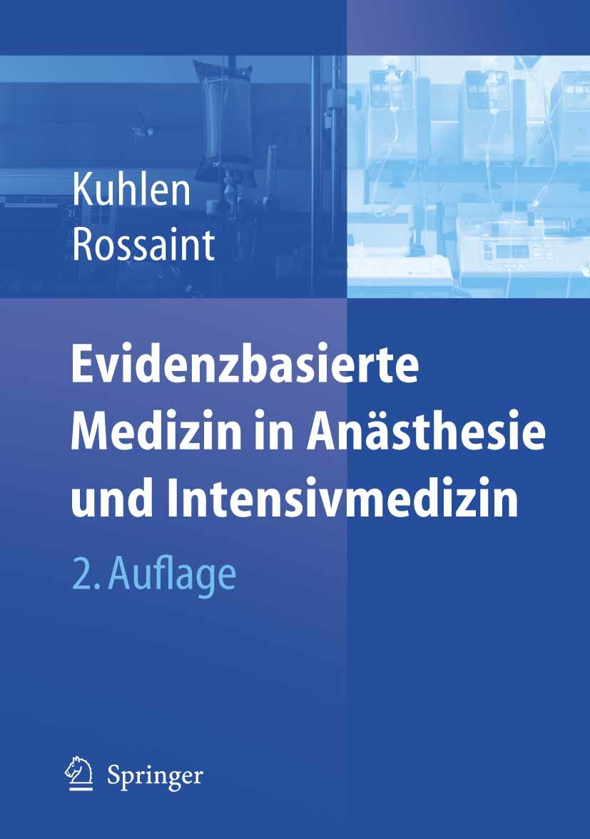 Cover Evidenzbasierte Medizin in Anästhesie und Intensivmedizin