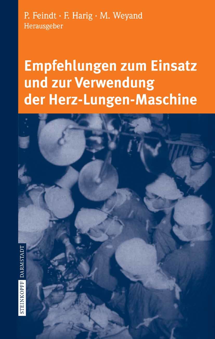 Cover Empfehlungen zum Einsatz und zur Verwendung der Herz-Lungen-Maschine