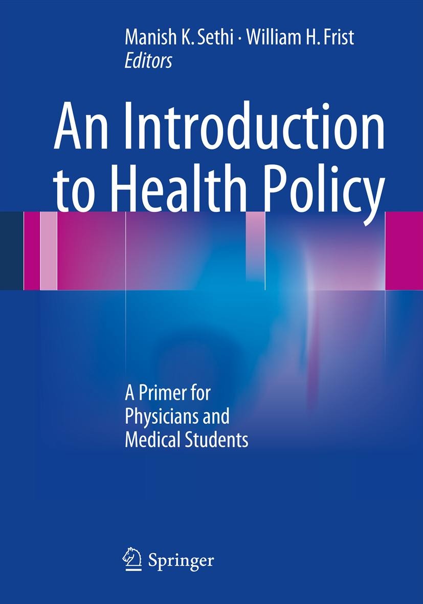 Cover An Introduction to Health Policy