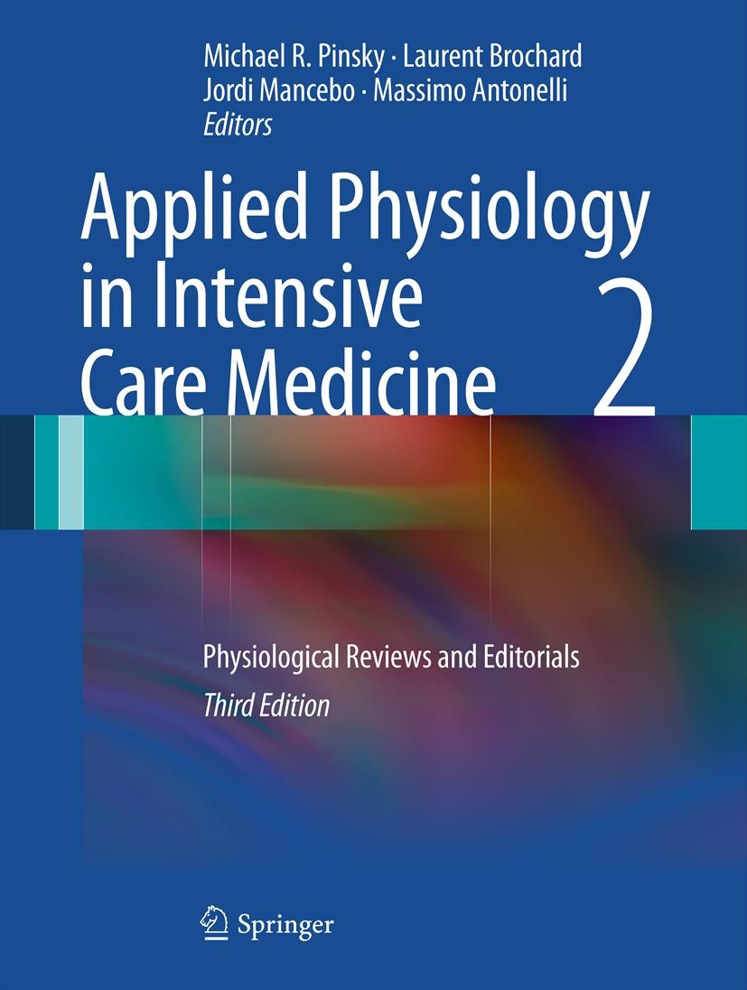 Cover Applied Physiology in Intensive Care Medicine 2