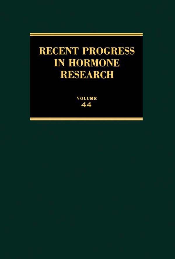 Cover Recent Progress in Hormone Research