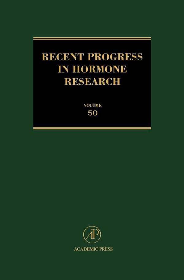 Cover Recent Progress in Hormone Research - Volume 50