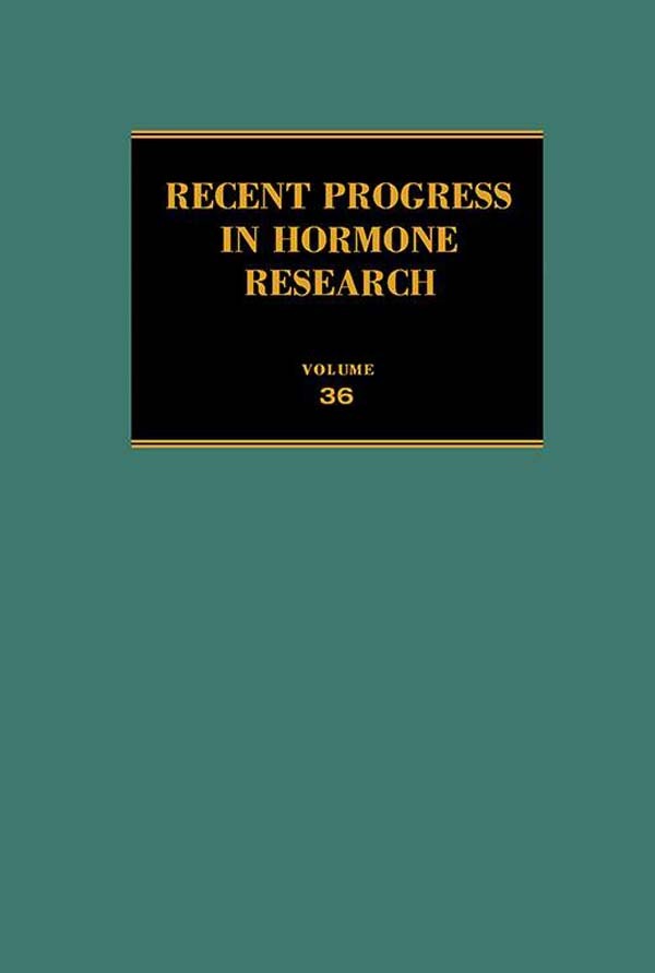 Cover Recent Progress in Hormone Research
