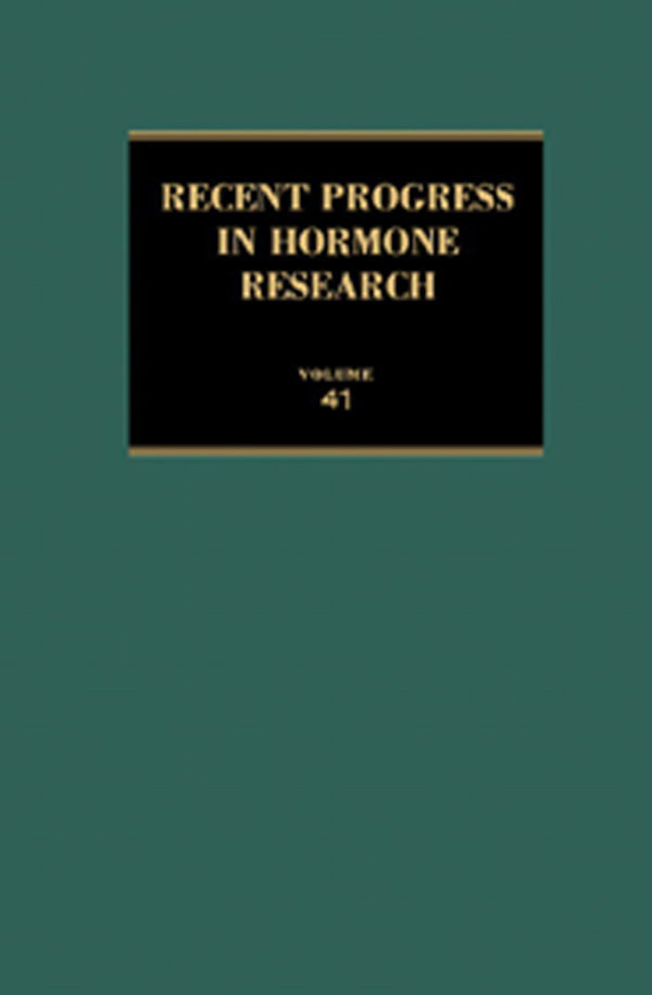 Cover Recent Progress in Hormone Research