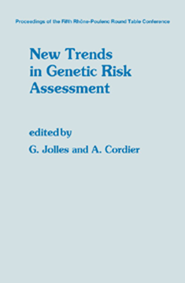 Cover New Trends in Genetic Risk Assessment