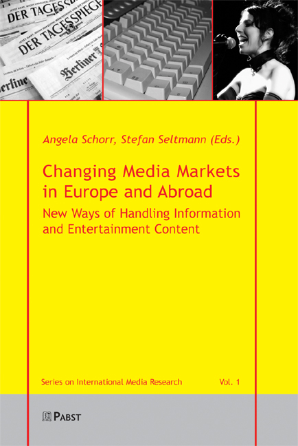 Cover Changing Media Markets in Europe and Abroad