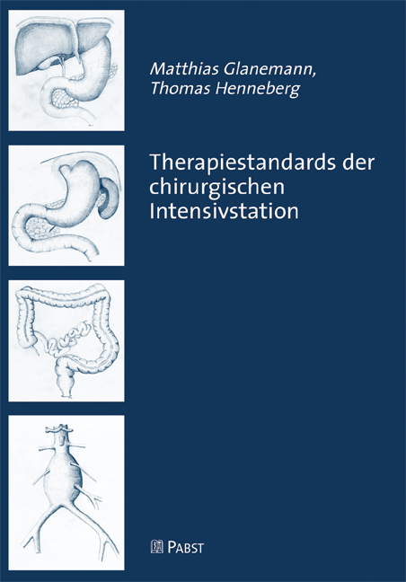 Cover Therapiestandards der chirurgischen Intensivstation