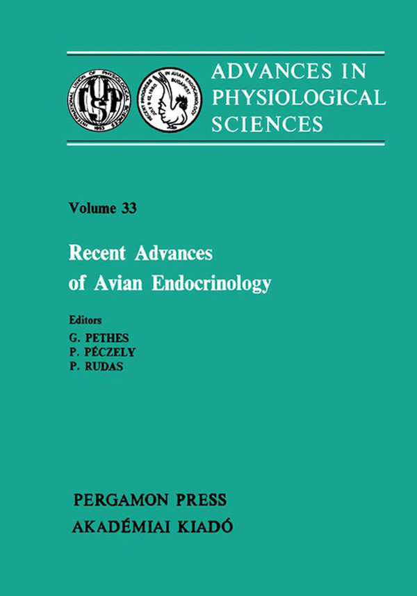 Cover Recent Advances of Avian Endocrinology