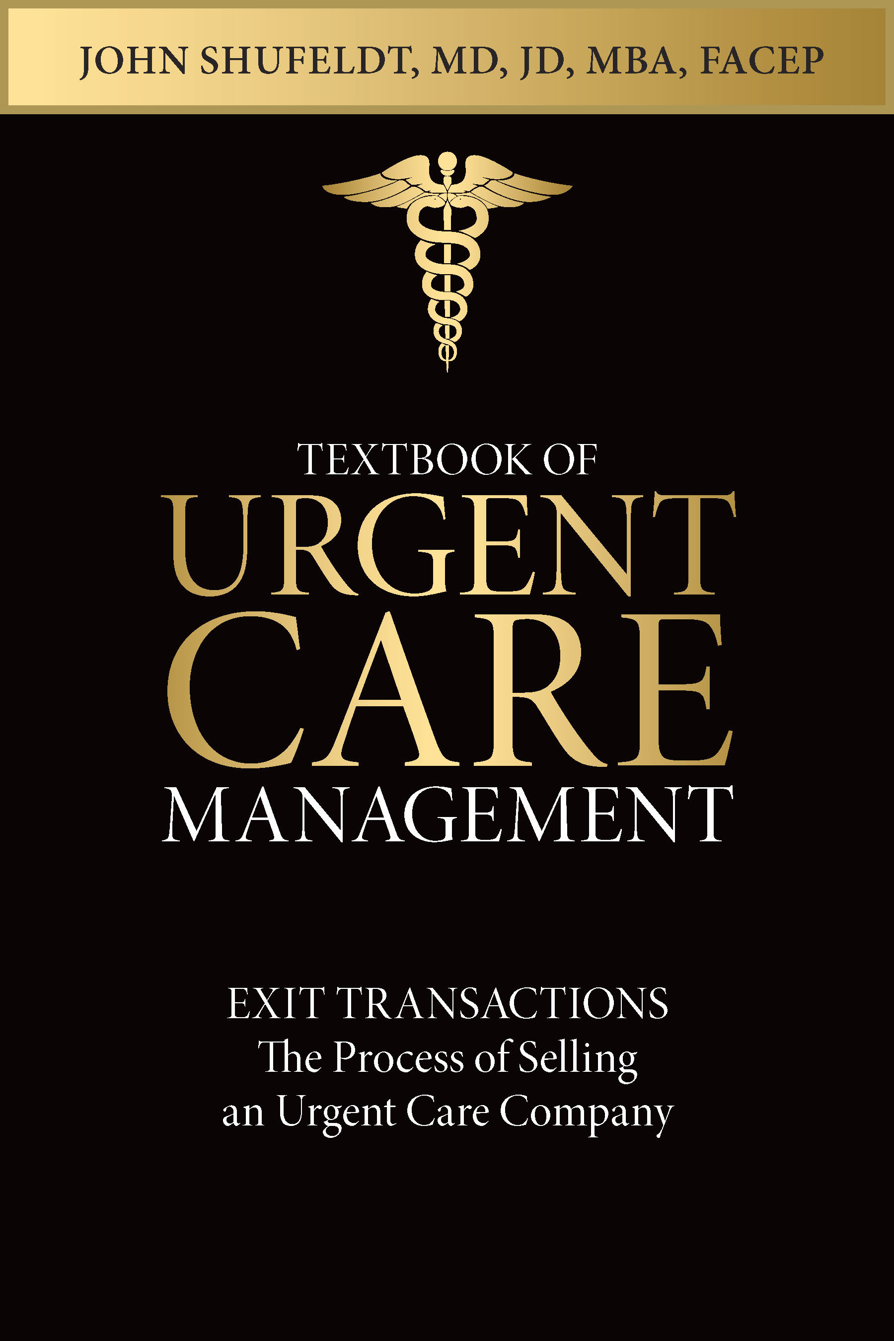 Cover Textbook of Urgent Care Management