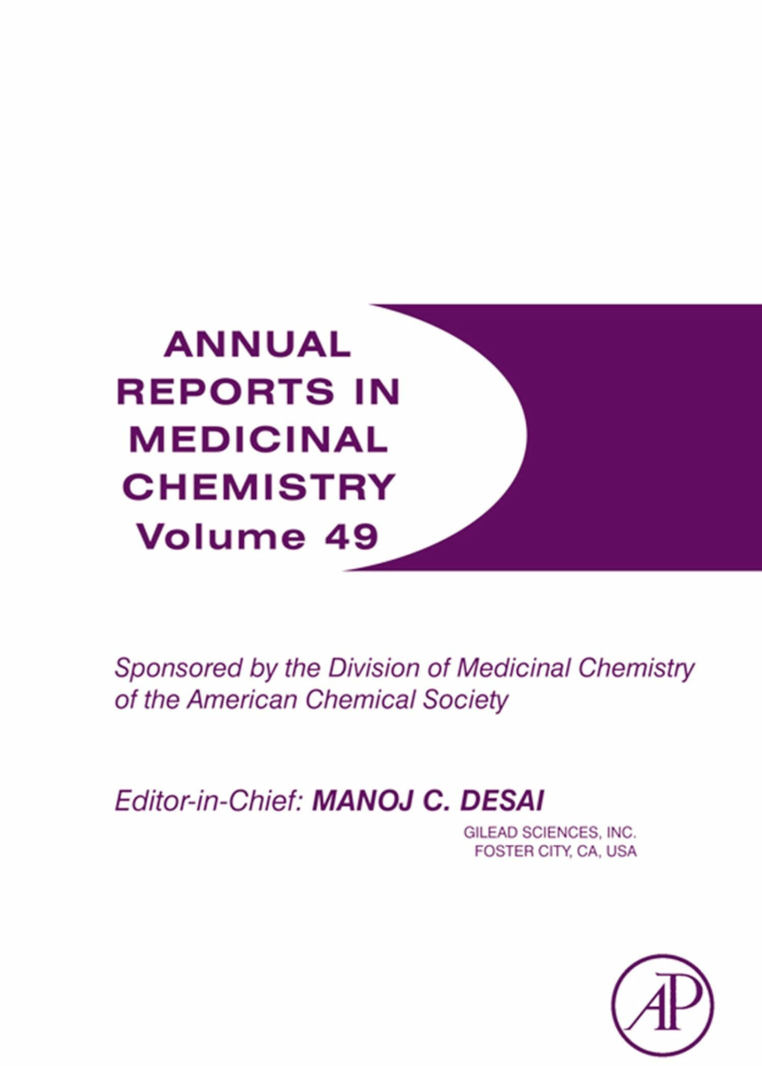 Cover Annual Reports in Medicinal Chemistry