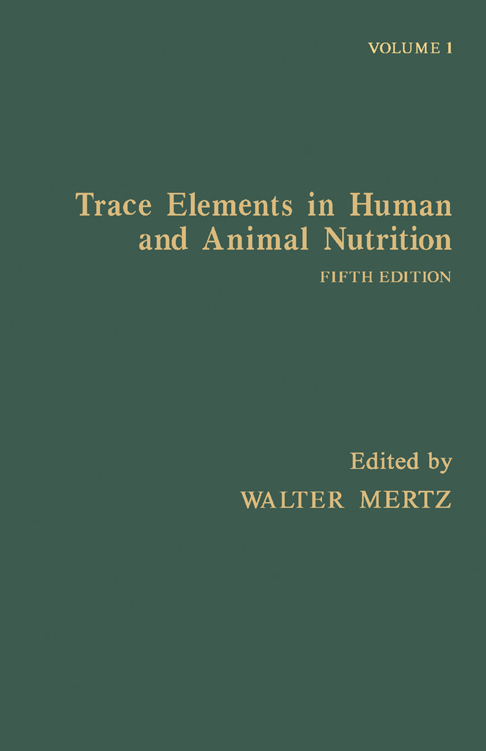 Cover Trace Elements in Human and Animal Nutrition