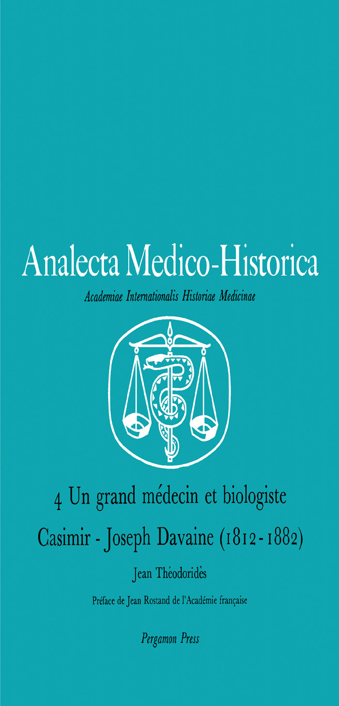 Cover Un Grand Médecin et Biologiste Casimir-Joseph Davaine (1812-1882)