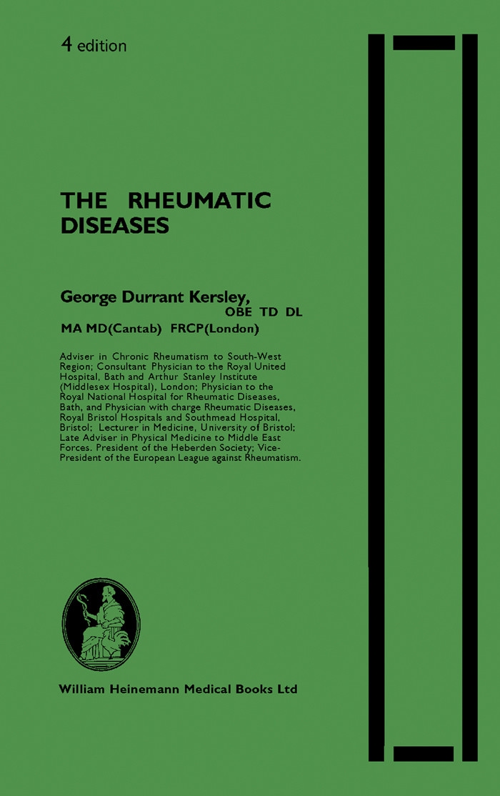 Cover The Rheumatic Diseases