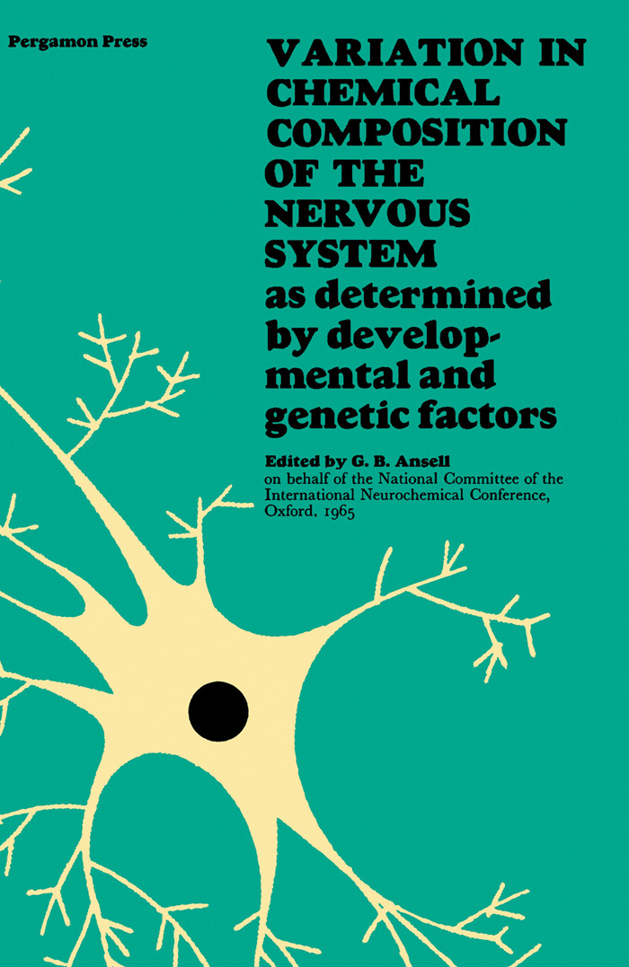 Cover Variation in Chemical Composition of the Nervous System