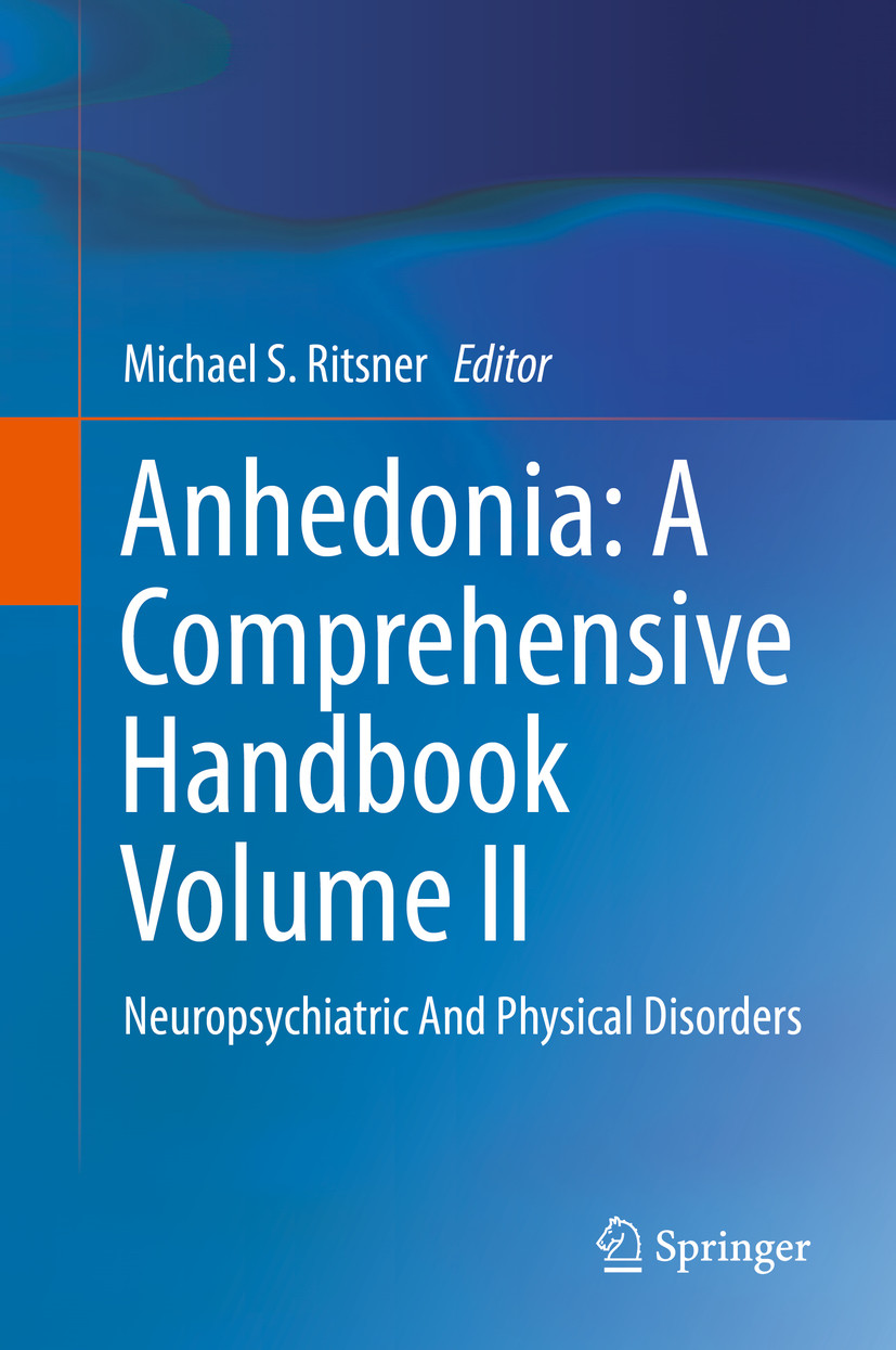 Cover Anhedonia: A Comprehensive Handbook Volume II