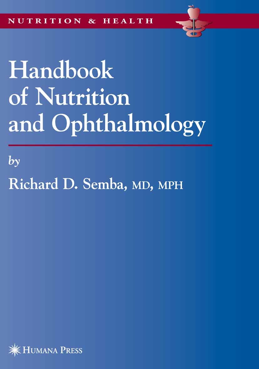 Cover Handbook of Nutrition and Ophthalmology