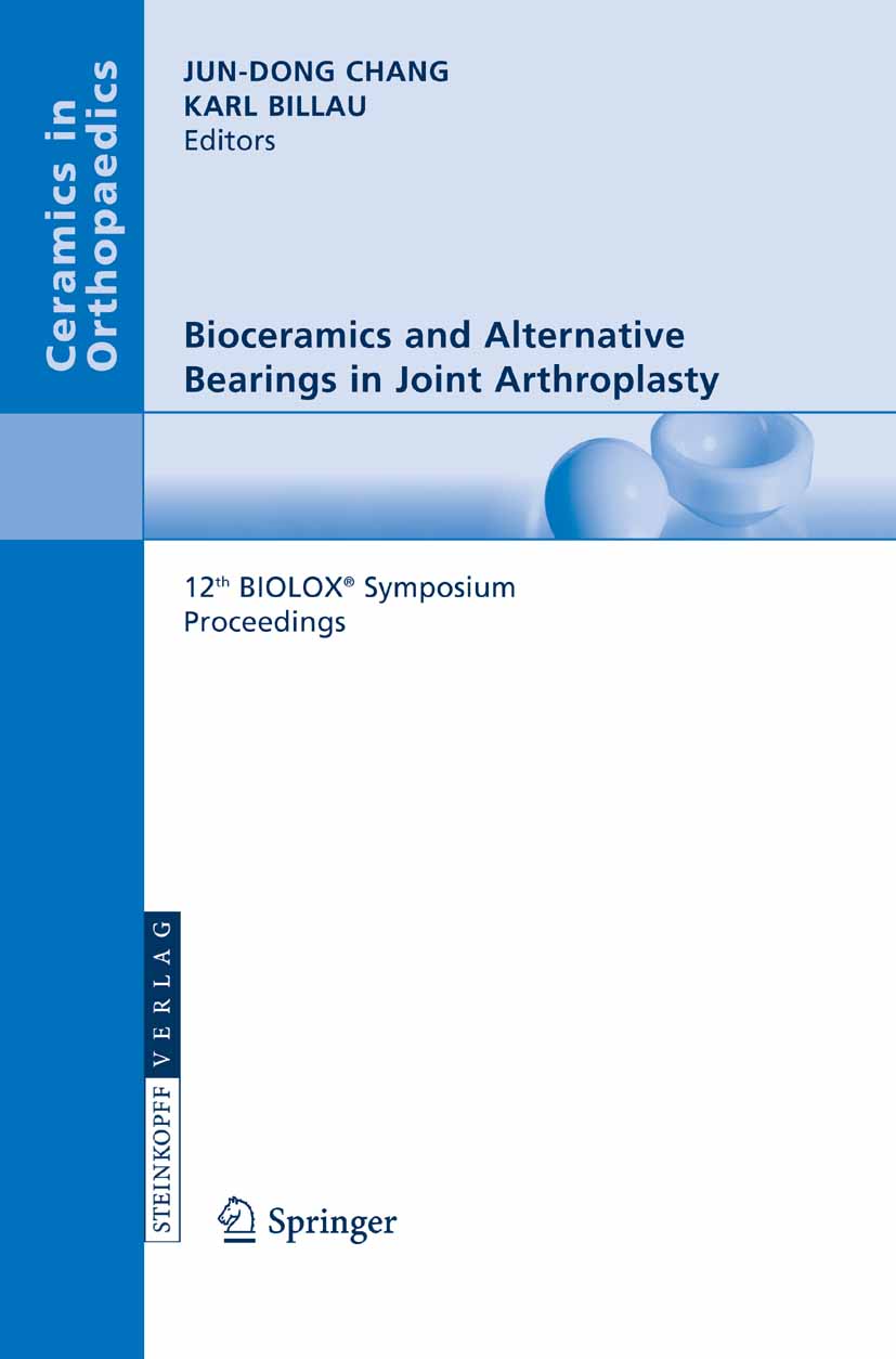 Cover Bioceramics and Alternative Bearings in Joint Arthroplasty