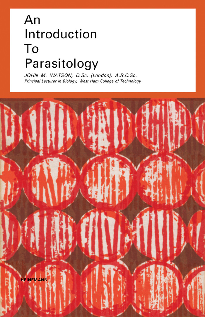 Cover An Introduction to Parasitology