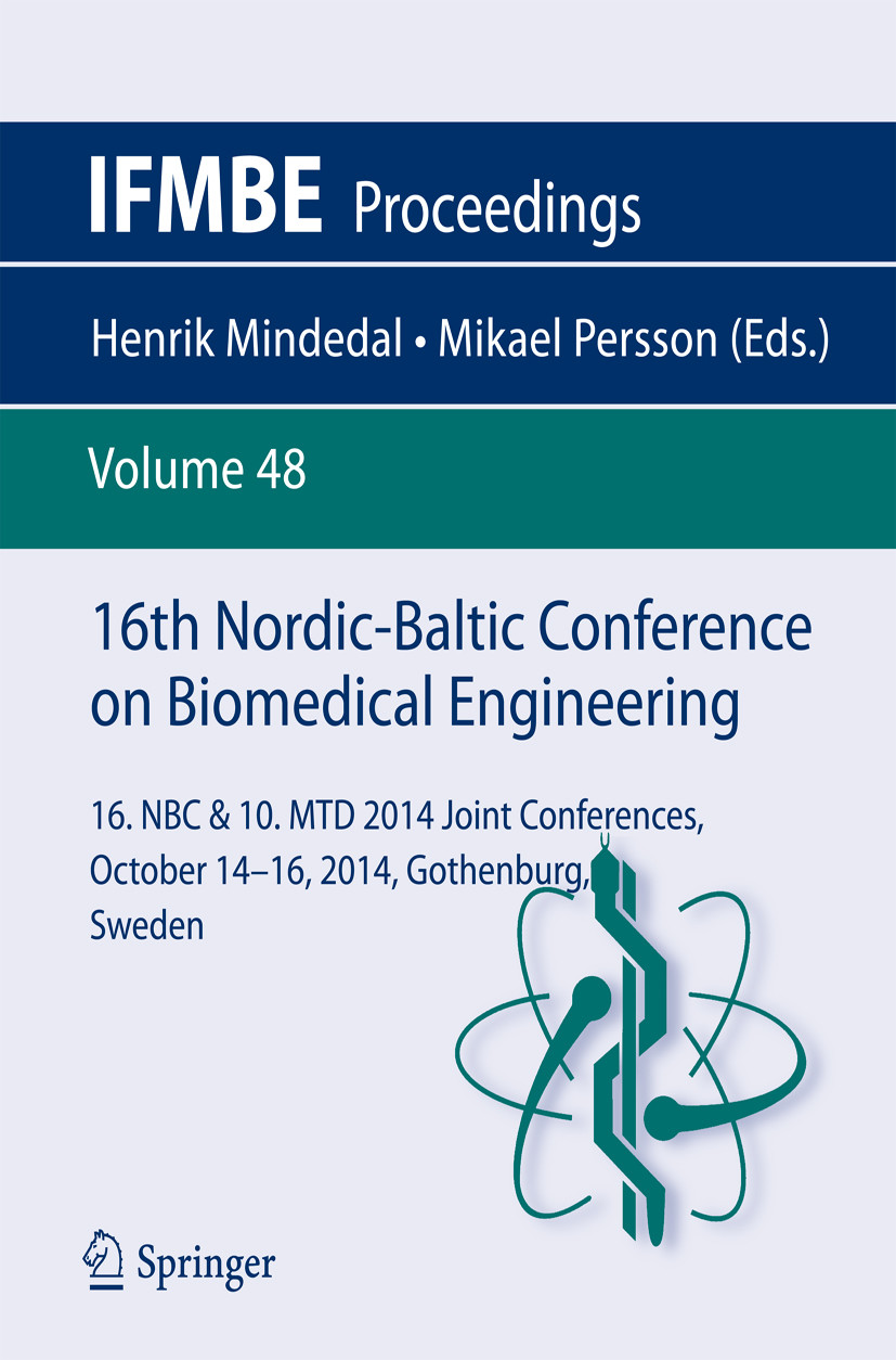 Cover 16th Nordic-Baltic Conference on Biomedical Engineering