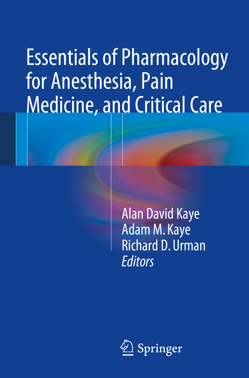 Cover Essentials of Pharmacology for Anesthesia, Pain Medicine, and Critical Care