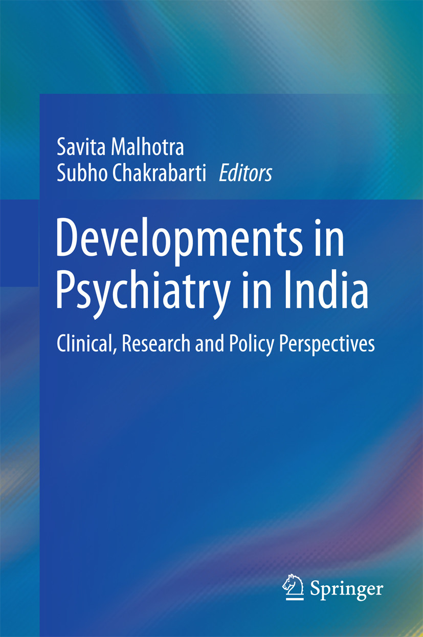 Cover Developments in Psychiatry in India