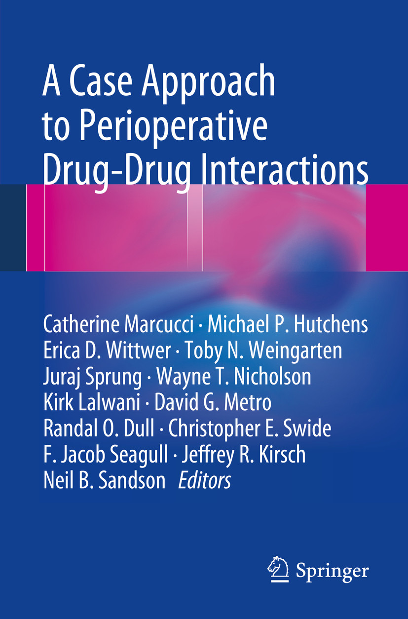 Cover A Case Approach to Perioperative Drug-Drug Interactions