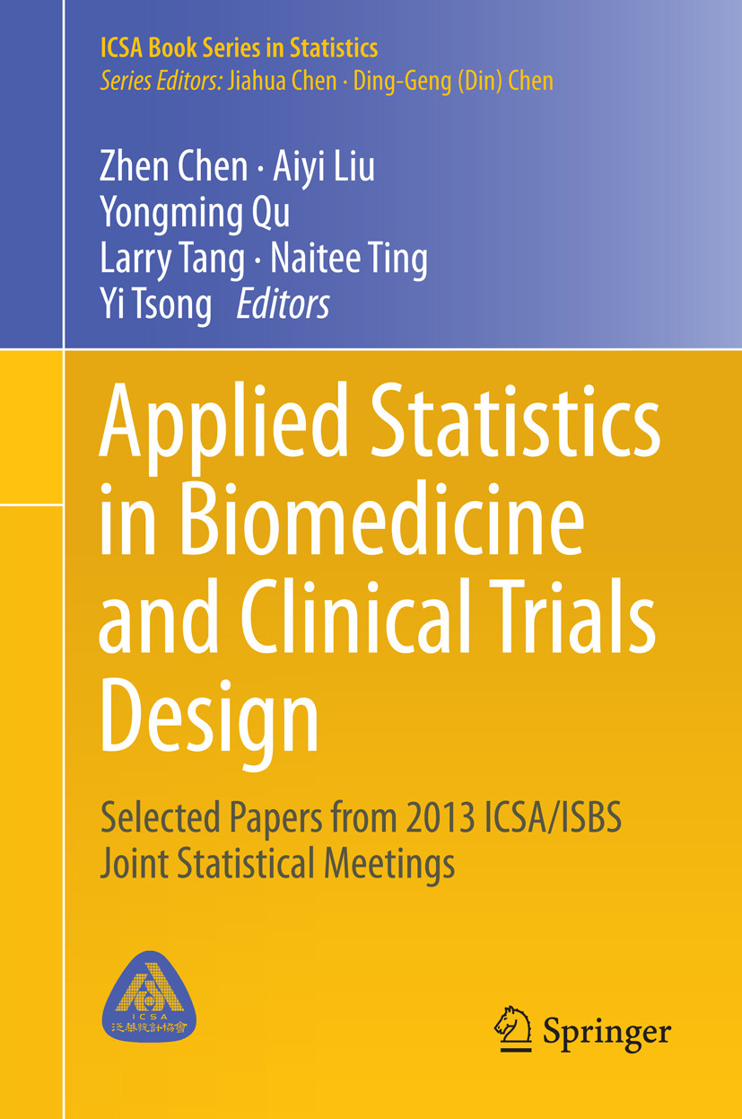 Cover Applied Statistics in Biomedicine and Clinical Trials Design