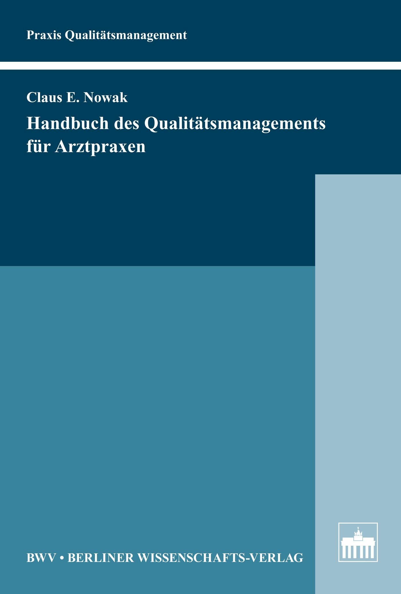 Cover Handbuch des Qualitätsmanagements für Arztpraxen