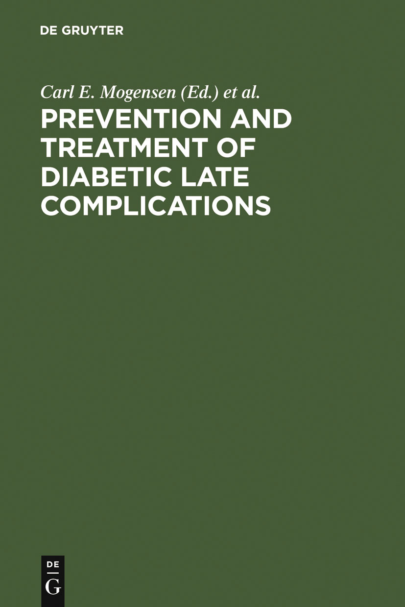 Cover Prevention and Treatment of Diabetic Late Complications