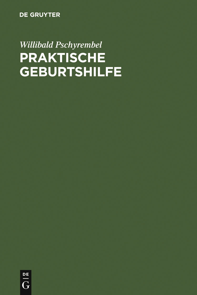 Cover Praktische Geburtshilfe