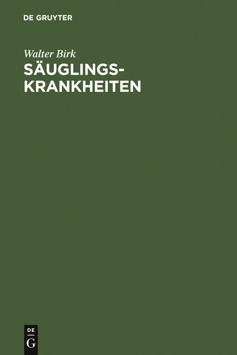 Säuglingskrankheiten
