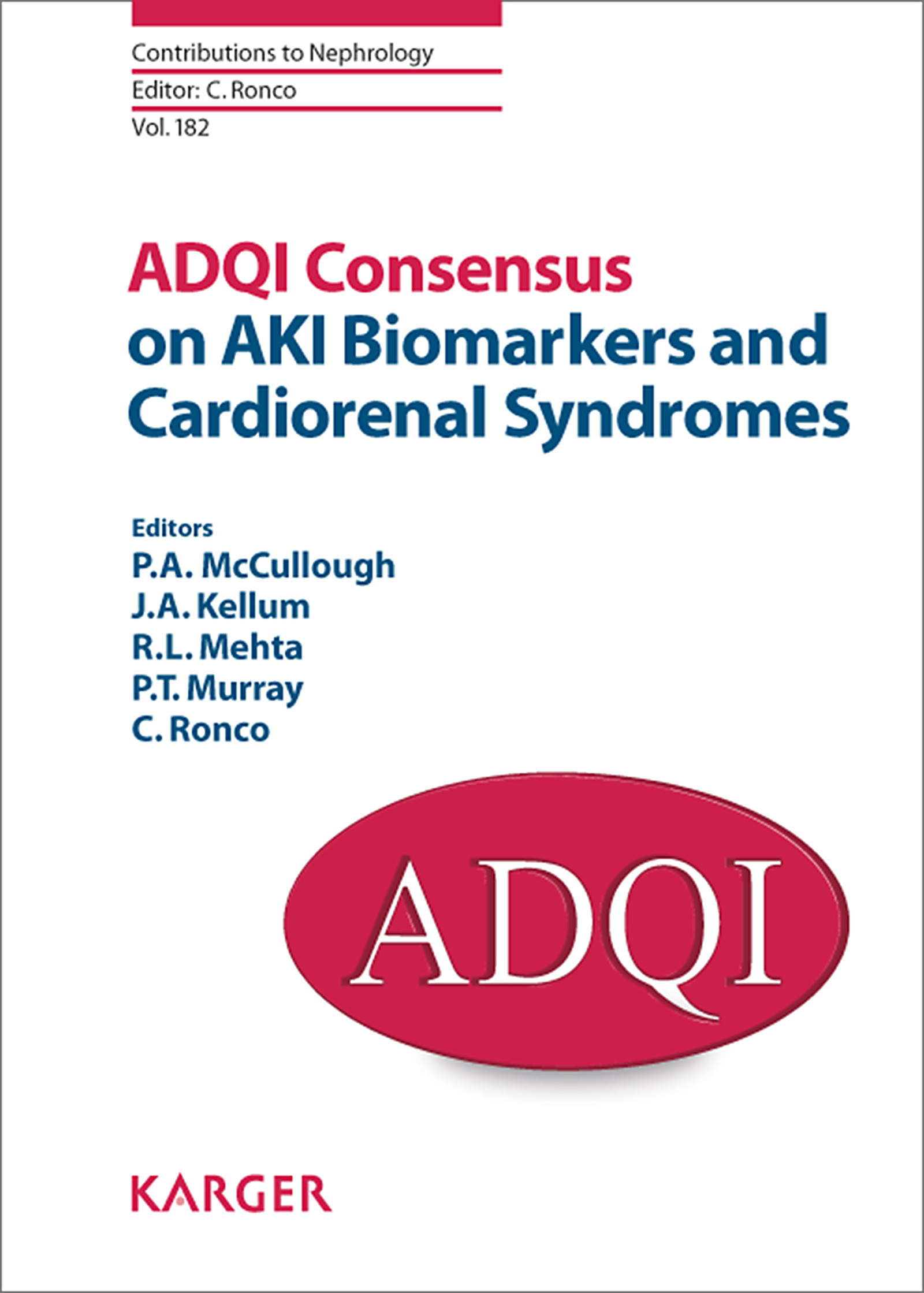 Cover ADQI Consensus on AKI Biomarkers and Cardiorenal Syndromes