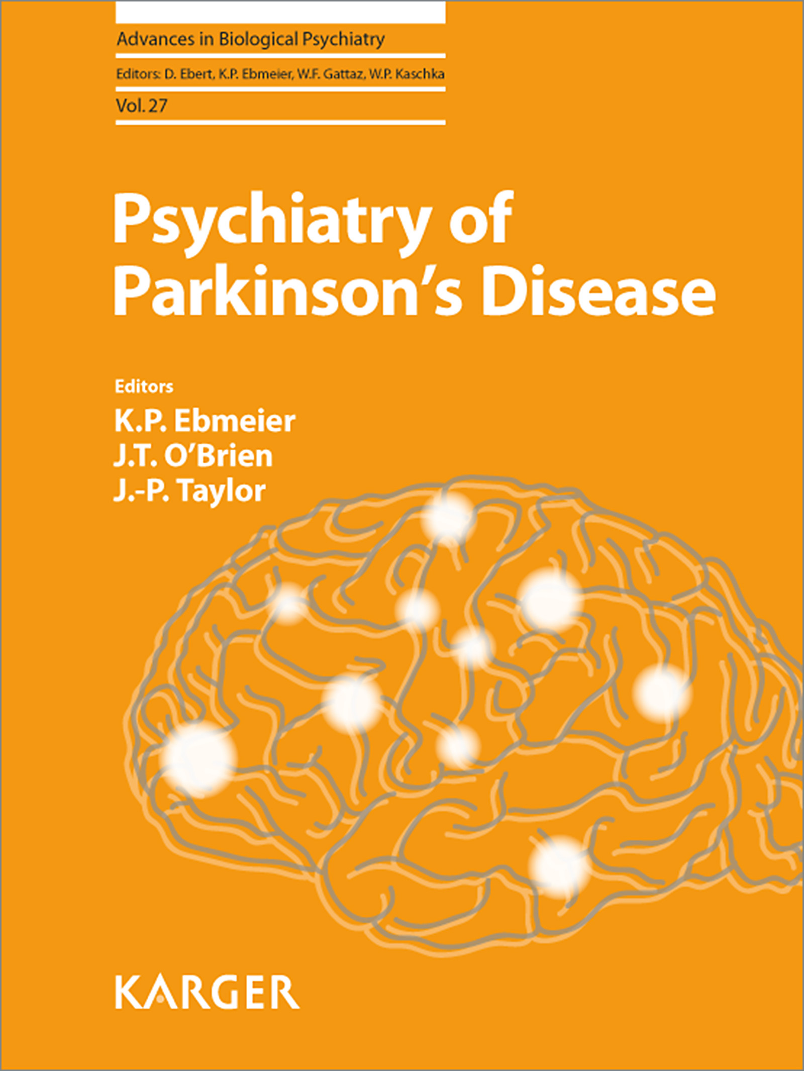 Cover Psychiatry of Parkinson's Disease