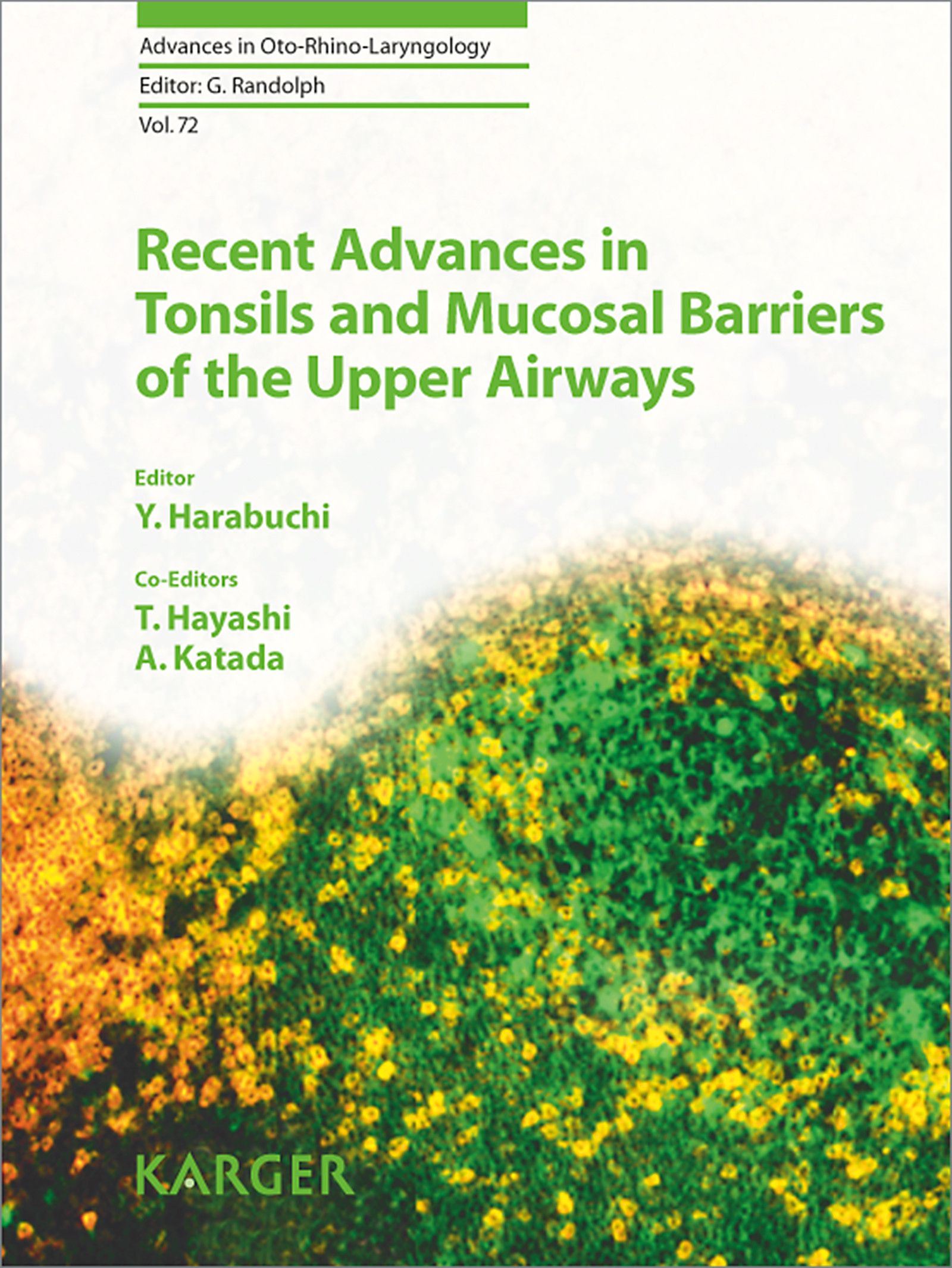 Cover Recent Advances in Tonsils and Mucosal Barriers of the Upper Airways