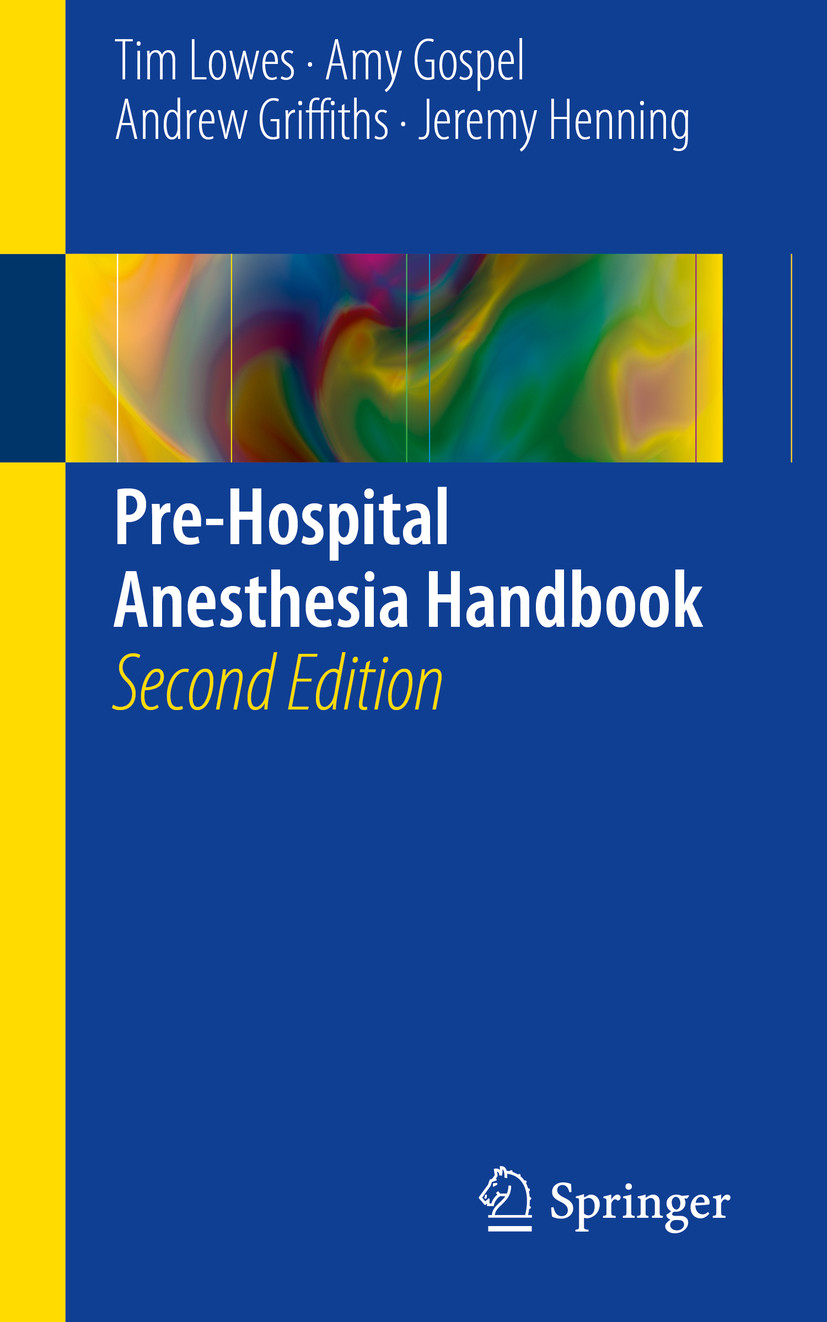Cover Pre-Hospital Anesthesia Handbook