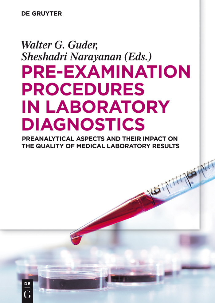 Pre-Examination Procedures in Laboratory Diagnostics