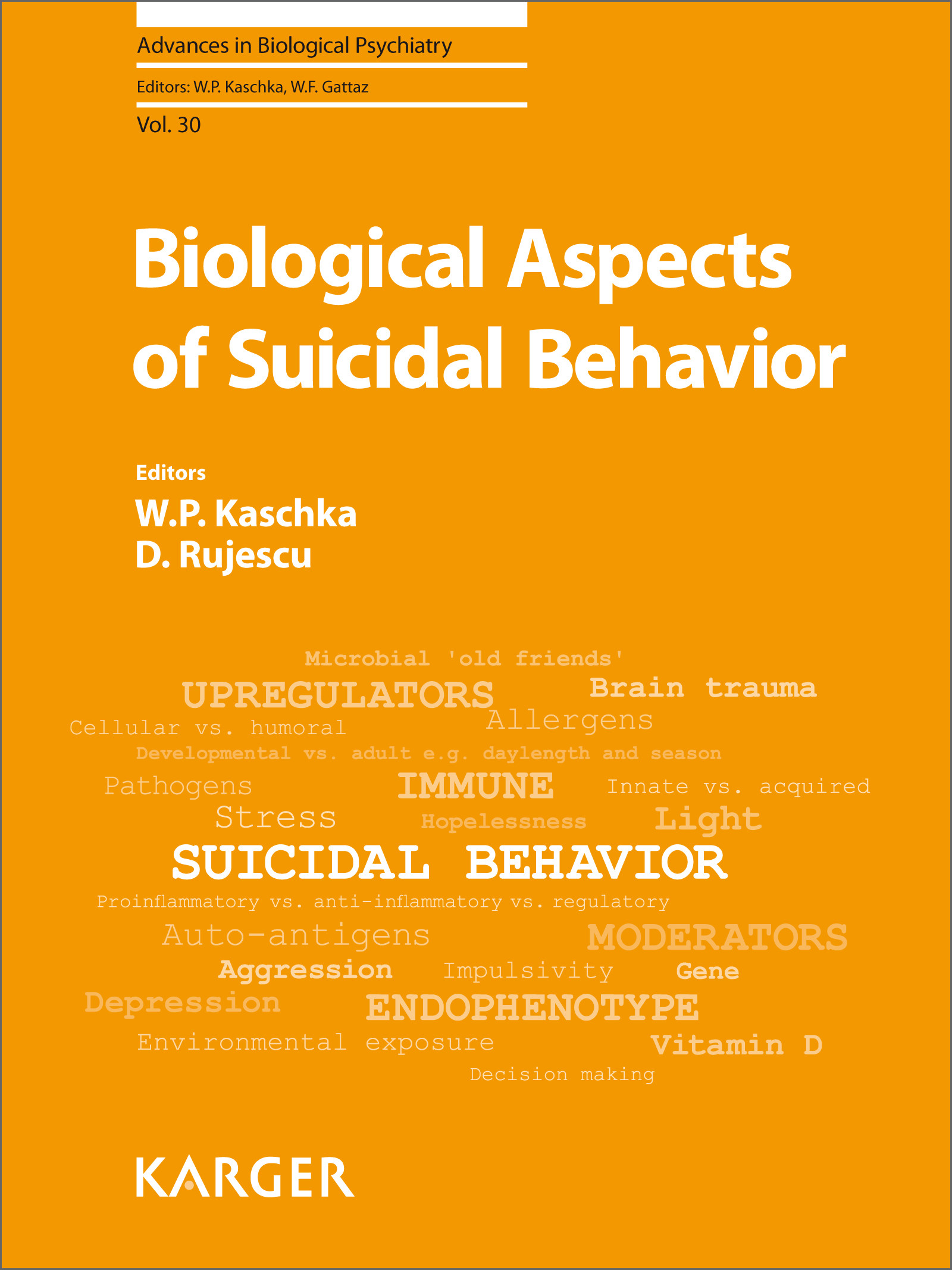 Cover Biological Aspects of Suicidal Behavior
