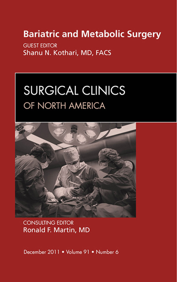 Cover Bariatric and Metabolic Surgery, An Issue of Surgical Clinics