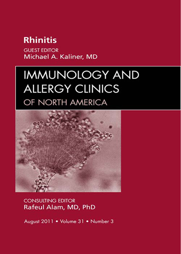 Cover Rhinitis, An Issue of Immunology and Allergy Clinics
