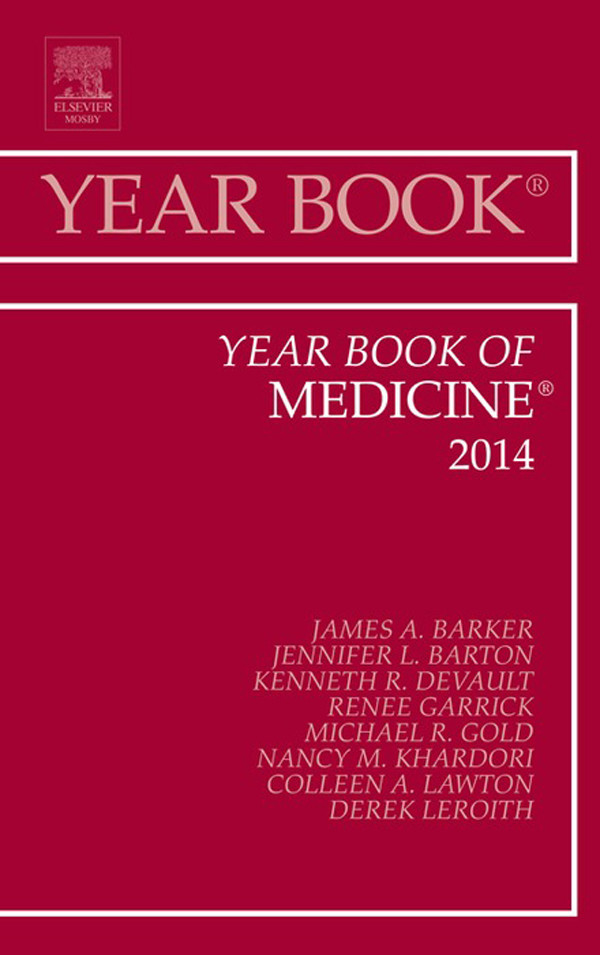 Cover Year Book of Medicine 2014,
