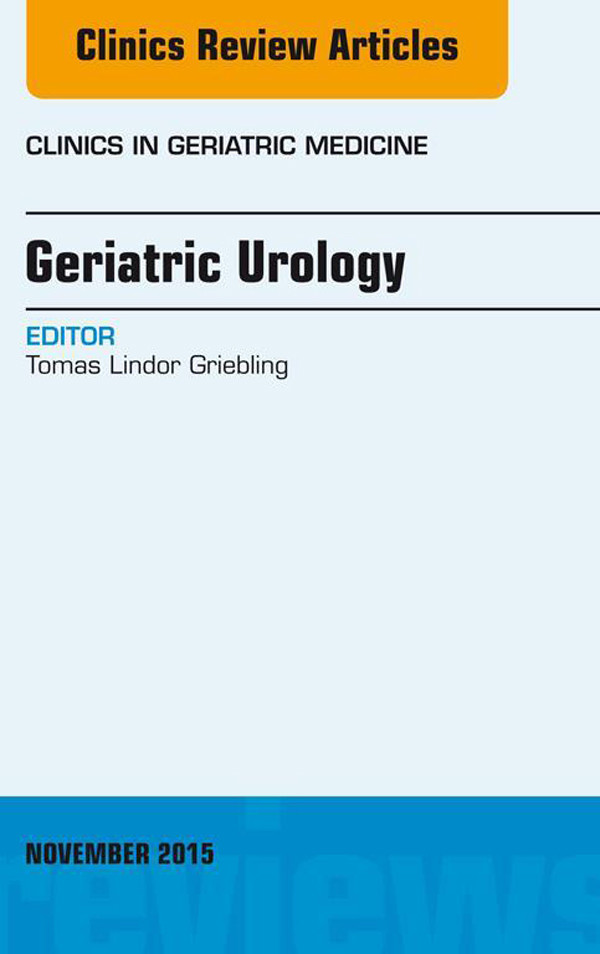 Cover Geriatric Urology, An Issue of Clinics in Geriatric Medicine,