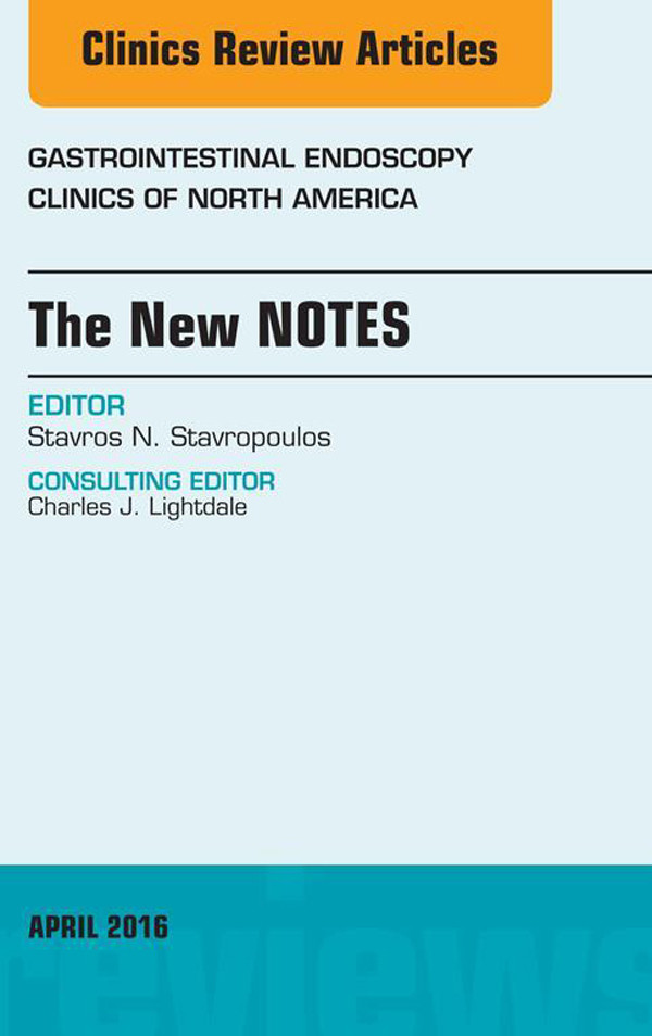 Cover The New NOTES, An Issue of Gastrointestinal Endoscopy Clinics of North America,