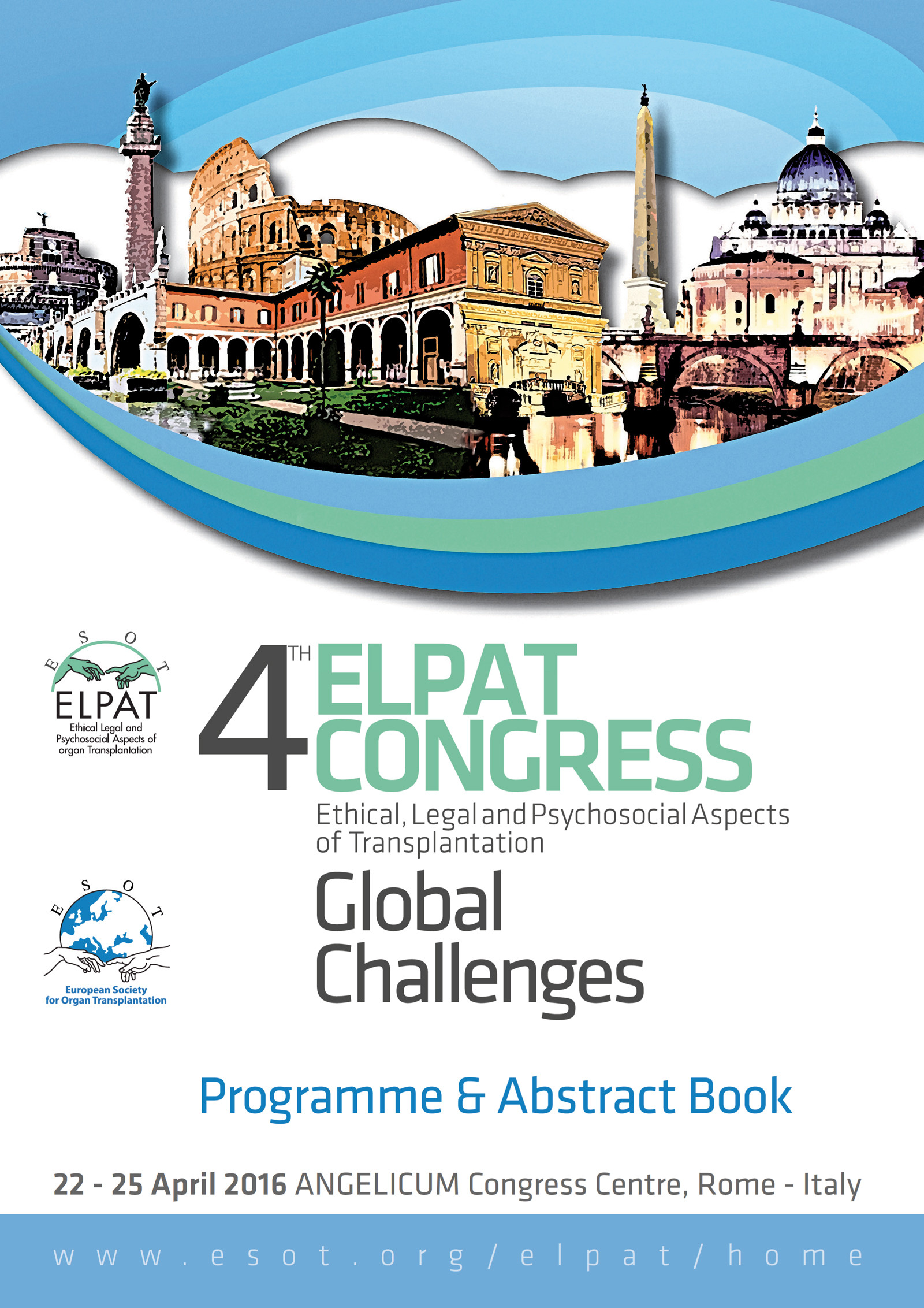 Cover 4th Elpat Congress – Ethical, Legal and Psychosocial Aspects of Transplantation. Global Challenges